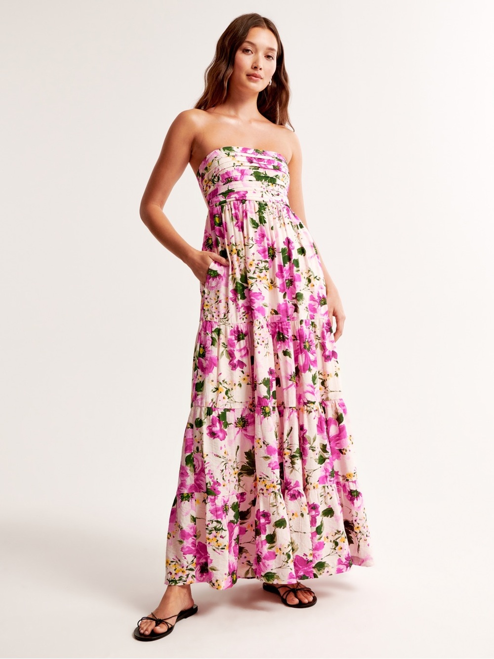 NWT Abercrombie & Fitch Emerson Strapless Maxi Dress